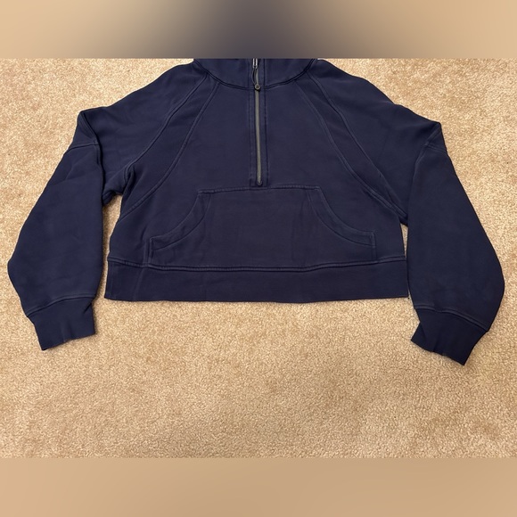 Lululemon Scuba Oversized Half-Zip Hoodie - Night Sea - XS/S - Picture 7 of 13